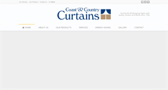 Desktop Screenshot of coastandcountrycurtains.com.au