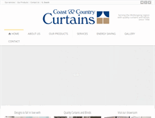 Tablet Screenshot of coastandcountrycurtains.com.au